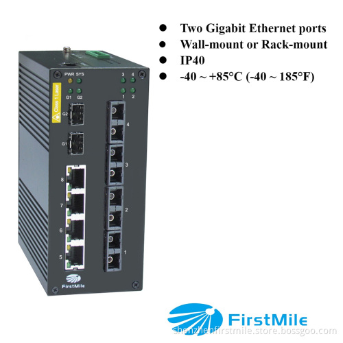 Gigabit Smart Industrial Ethernet Switch IDS 410-2g-4f